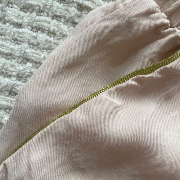 H&M light nude pink summer / PJ shorts with pistachio green‎  trim - Picture 8 of 12